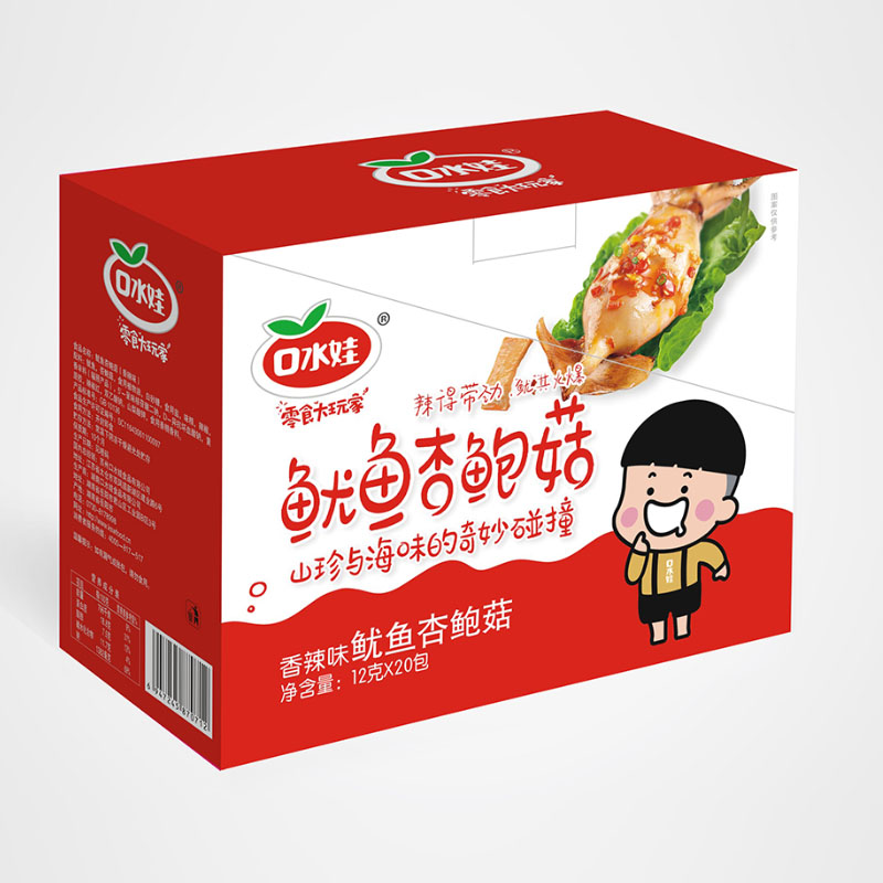 魷魚杏鮑菇(香辣味)