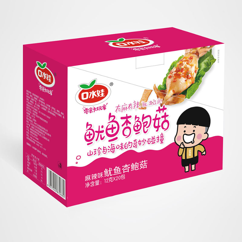 魷魚杏鮑菇(麻辣味)